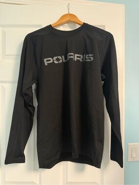 Polaris Men's Black Long-Sleeve Active Tee